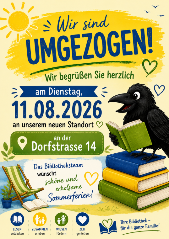 Bibliothek Flyer