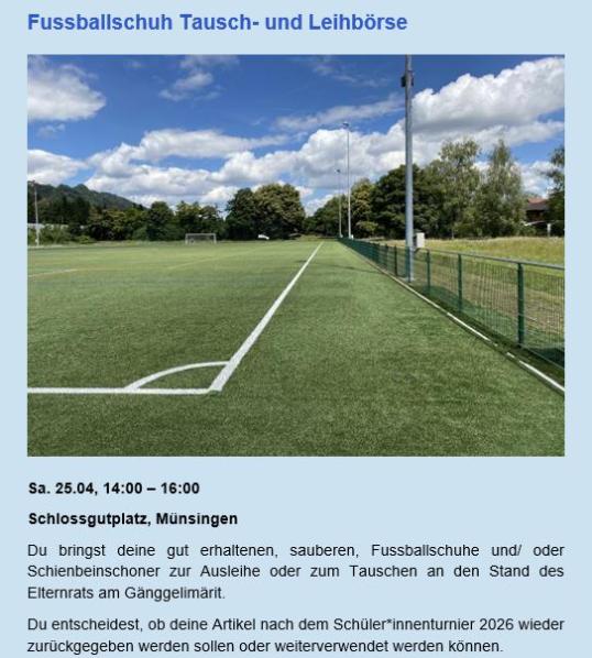 Tausch- und Leihbörse